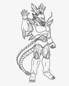Dragon Ball Gt Omega Shenron Coloring Page, HD Png Download, Transparent PNG