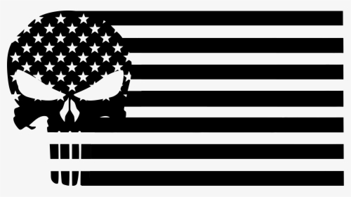 Transparent Black And White American Flag Png - Black American Flag Svg, Png Download, Transparent PNG