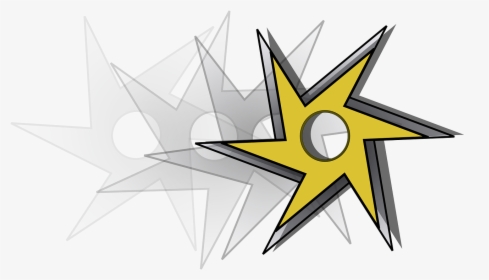 Ninja Throwing A Star Gif, HD Png Download, Transparent PNG