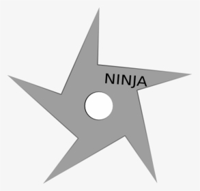 Transparent Naruto Shuriken Png - Ninja Star Template Pdf, Png Download, Transparent PNG