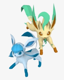 Download Zip Archive - Leafeon And Glaceon Figures, HD Png Download, Transparent PNG