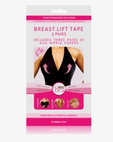 Bye Bra Adhesive Breast Lift Tape Includes Silk Nipple - Boob Tape Size Df, HD Png Download, Transparent PNG