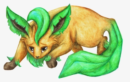 Pokemon - Leafeon - Cartoon, HD Png Download, Transparent PNG