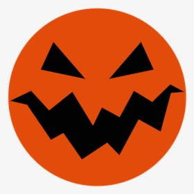 Halloween, Pumpkin, Smile, Evil, Vicious, Autumn - Circle Jack O Lantern, HD Png Download, Transparent PNG