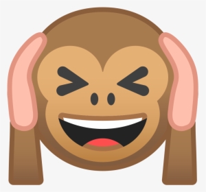Hear No Evil Monkey Icon - Emoji Affe Ohren Zu, HD Png Download, Transparent PNG