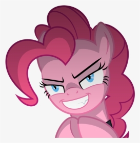 Pinkie Pie Rainbow Dash Applejack Face Pink Facial - Twilight Sparkle Evil Face, HD Png Download, Transparent PNG