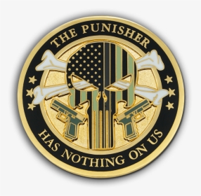 Cdc The Punisher Challenge Coin - Fulton County Transit Authority, HD Png Download, Transparent PNG
