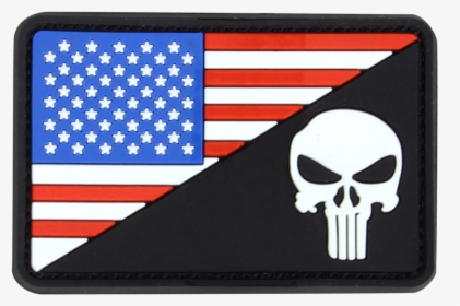Condor Outdoor Us Flag Morale Pvc Punisher - Punisher Us Flag Patch, HD Png Download, Transparent PNG