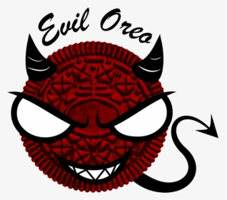 Evil Oreo Commission Icon - Top Of Oreo Cookie, HD Png Download, Transparent PNG