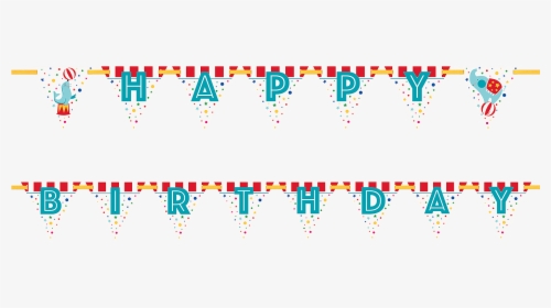 Transparent Circus Banner Png - Carnival Banners Happy Birthday, Png Download, Transparent PNG