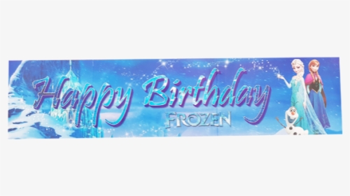 Happy Birthday Banner Frozen - Happy 10th Birthday Frozen Background, HD Png Download, Transparent PNG