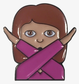 Image Of Throw Your X Up - Black Girl Emoji X, HD Png Download, Transparent PNG