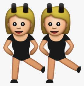 Dancing Girl Emoji Png - Dancing Girls Emoji Png, Transparent Png, Transparent PNG