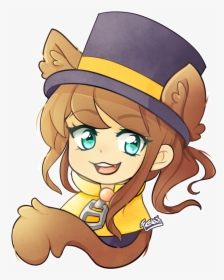 Ahatintime Discord Emoji - Cute Hat Girl A Hat In Time, HD Png Download, Transparent PNG