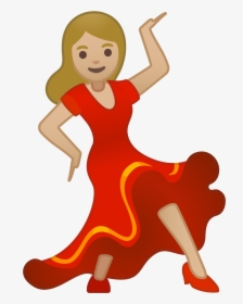 Whatsapp Dancing Girl Emoji - Whatsapp Emoji Dancing Girl, HD Png Download, Transparent PNG