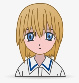 Cartoon, Face, Girl, Japan - Anime Girl Cute Clipart, HD Png Download, Transparent PNG