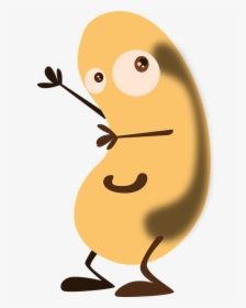 Bean, Potato, Face, Figure, Cartoon, Smile, Happy - Clip Art Bean, HD Png Download, Transparent PNG