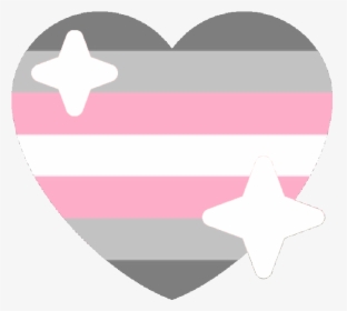 Demigirl Sparkle Heart Discord Emoji - Demigirl Sparkle Heart, HD Png Download, Transparent PNG