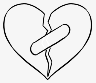 Clip Art How To Draw A - Broken Heart To Draw, HD Png Download, Transparent PNG