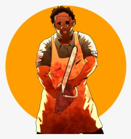 Leatherface Holding Chainsaw, HD Png Download, Transparent PNG