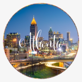 High Resolution Atlanta Skyline, HD Png Download, Transparent PNG