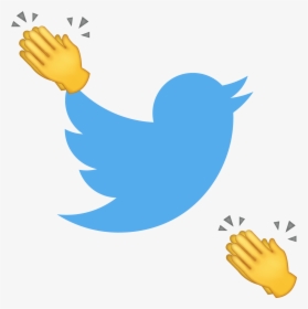 Reviewing Tweets One Clap A Time Clipart , Png Download - La Palomita De Twitter, Transparent Png, Transparent PNG
