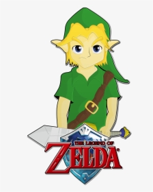 The Legend Of Zelda Logo - Cartoon, HD Png Download, Transparent PNG