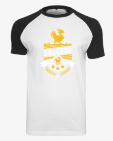 Alundrart Chocobo T-shirt Raglan Tee White - T-shirt, HD Png Download, Transparent PNG