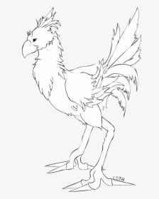 Chocobo Lines - Chicken, HD Png Download, Transparent PNG