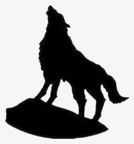 Transparent Wolf Silhouette Clipart - Black Wolf In Galaxy, HD Png Download, Transparent PNG