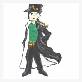 Jotaro Kujo - Cartoon, HD Png Download, Transparent PNG