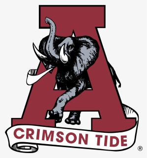 Alabama Crimson Tide Logo Png Transparent - Alabama Crimson Tide Old Logo, Png Download, Transparent PNG
