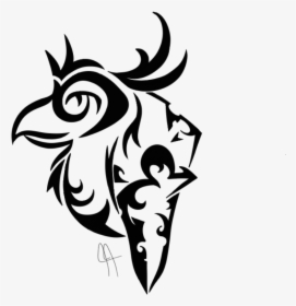 Chocobo Tribal Tattoos 5 By Lisa - Final Fantasy, HD Png Download, Transparent PNG