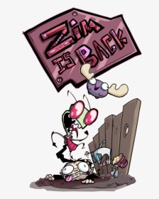 Cartoon Fictional Character - Invader Zim Dib Meme, HD Png Download, Transparent PNG