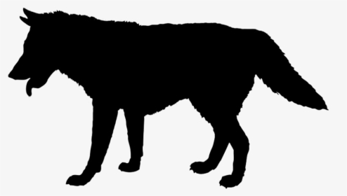 Animal Silhouette, Silhouette Clip Art - Silhouette Animal Wolf, HD Png Download, Transparent PNG