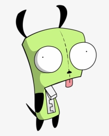 Gir From Nickelodeon Show, Invader Zim - Drawing, HD Png Download, Transparent PNG