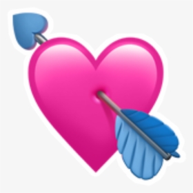 Remixed Heart Emoji Pink Love Blue - Pink Heart Emoji Transparent, HD Png Download, Transparent PNG