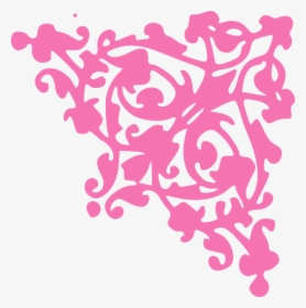 Transparent Pink Scroll Clipart - Red Border Design Png, Png Download, Transparent PNG