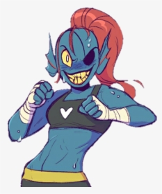 #undyne #undertale #freetoedit - Undertale Characters Undyne, HD Png Download, Transparent PNG