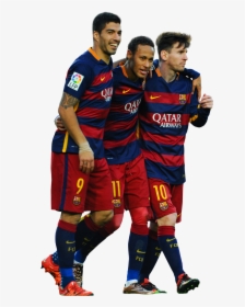 Neymar Et Messi Et Suarez, HD Png Download, Transparent PNG