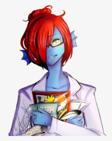 Well Heh, I Decided To Paint Swap Undyne I Can’t Even - Undertale Transparent Undyne Fanart, HD Png Download, Transparent PNG
