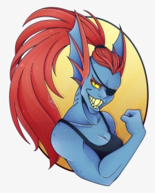 Undyne The Fish, HD Png Download, Transparent PNG