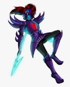 Wooo Finally Finished Undyne The Undying Really Happy - Cartoon, HD Png Download, Transparent PNG