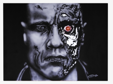 Terminator-painting, HD Png Download, Transparent PNG