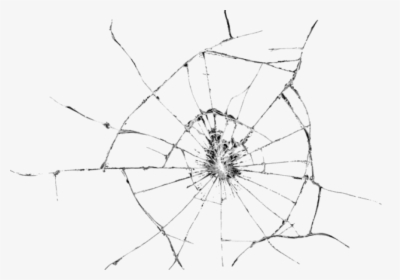 Free Png Download Broken Glass Effect Transparent Clipart - Bullet Hole In Glass Png, Png Download, Transparent PNG