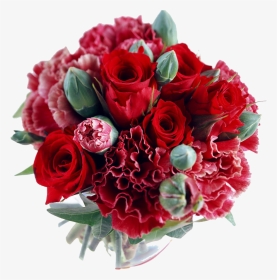 Transparent Wedding Flowers Clipart - Rose Flower Bouquet Background, HD Png Download, Transparent PNG