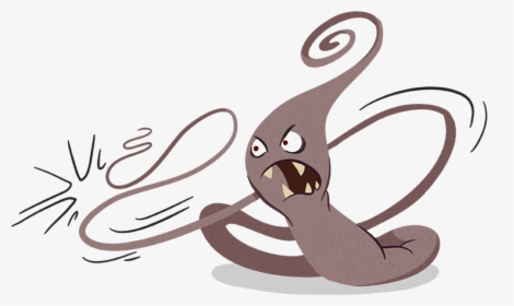 However, A Severe Whipworm Infestation Will Cause Bloody - Animated Whipworm, HD Png Download, Transparent PNG