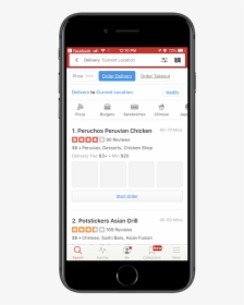 Yelp App Search Filters - Twitter Mobile App Interface 2019, HD Png Download, Transparent PNG