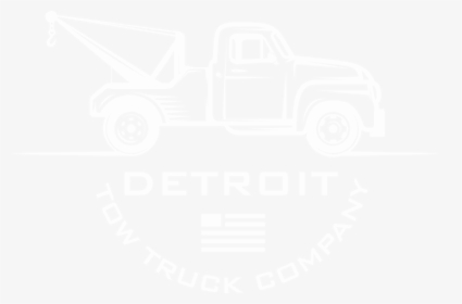 Tow Truck Black And White Logo - Tow Truck Logo, HD Png Download, Transparent PNG