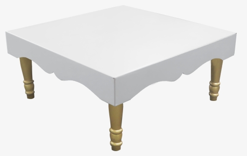 Gold Square Coffee Table - Coffee Table, HD Png Download, Transparent PNG